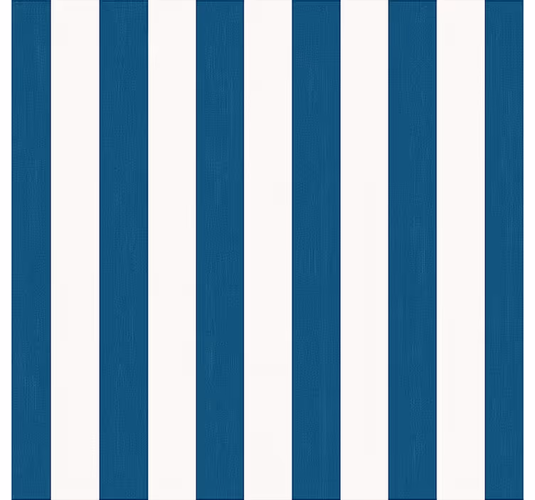 Store enrouleur salle de bain rayures bleu azur - TenStickers