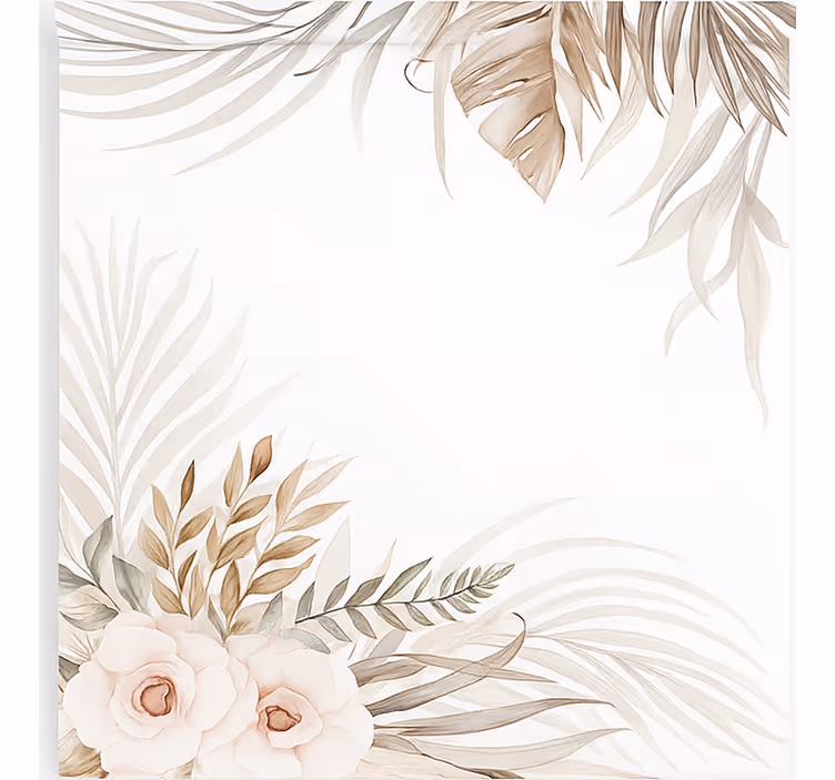 Store enrouleur pour chambre enfant fleurs bohèmes gracieuses - TenStickers
