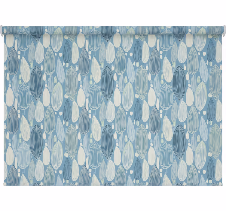 Store enrouleur scandinave gouttes de pluie nordiques - TenStickers