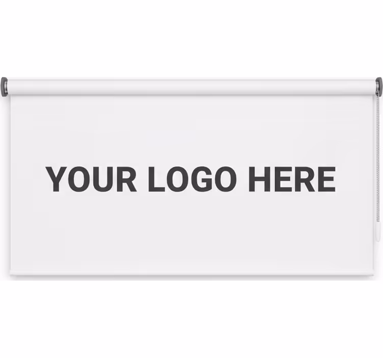 Store enrouleur bureaux logo d'entreprise personnalisé - TenStickers