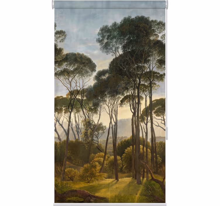 Store enrouleur arbre palmiers tropicaux doux - TenStickers