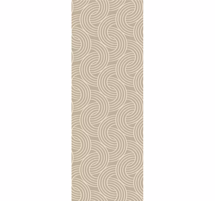 Store enrouleur bureau motifs courbes élégants - TenStickers