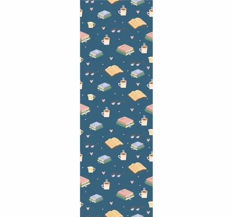 Store enrouleur bureau motif lecture douillette - TenStickers