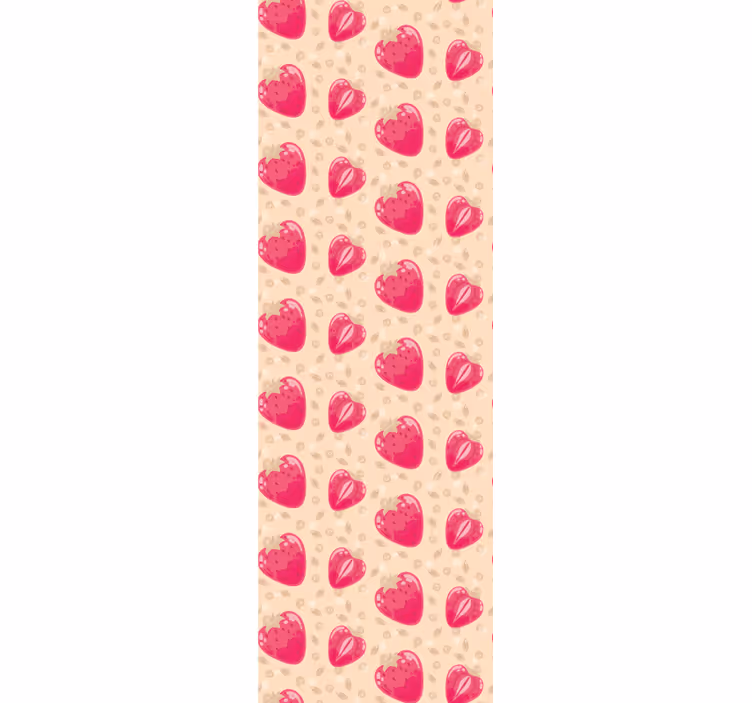 Store enrouleur cuisine motif cœurs - TenStickers