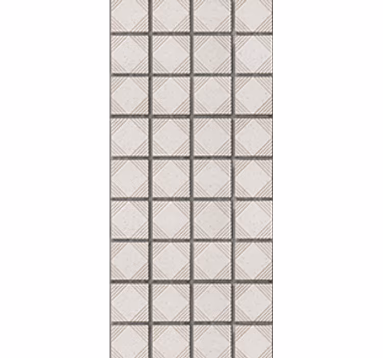 Store enrouleur cuisine carreaux abstraits minimalistes - TenStickers