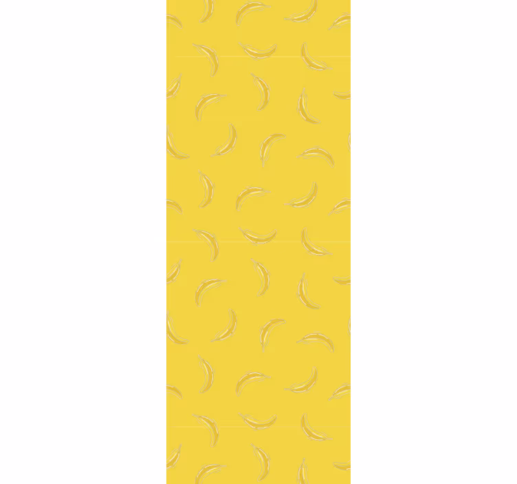 Store enrouleur cuisine jaune pantone bananas - TenStickers