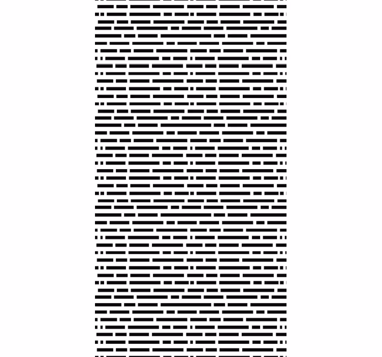 Store enrouleur cuisine motifs rectangles noir et blanc - TenStickers