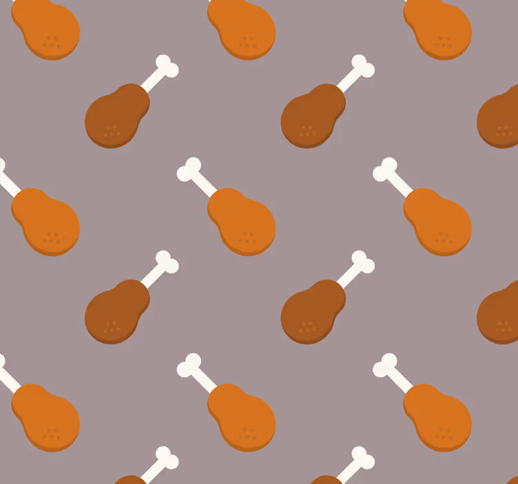 Store enrouleur cuisine cuisse de poulet - TenStickers