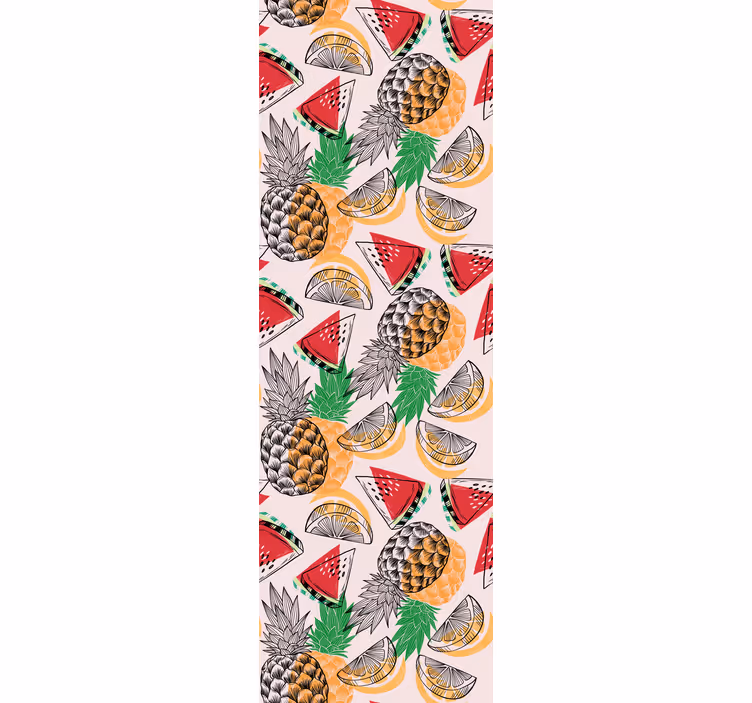 Store enrouleur cuisine impression ananas été - TenStickers