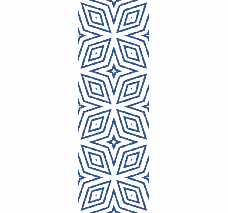 Store enrouleur salle à manger diamants jute artisanaux - TenStickers