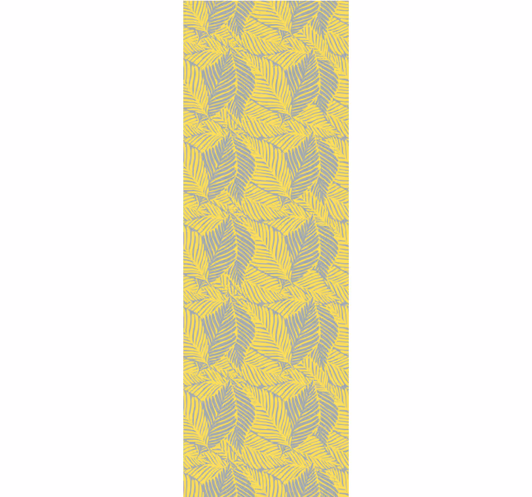 Store enrouleur salle à manger feuilles tropicales - TenStickers