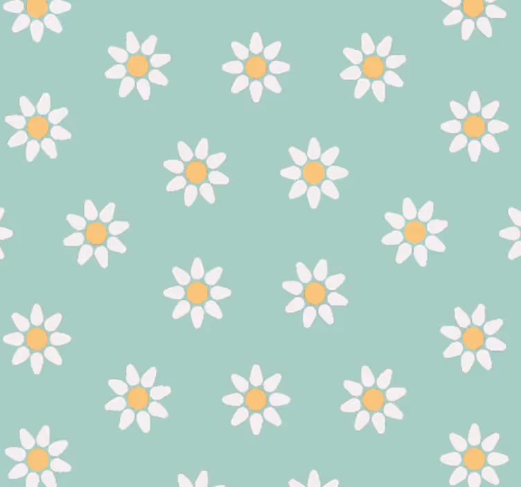 Store enrouleur pour chambre enfant motif floral vert - TenStickers