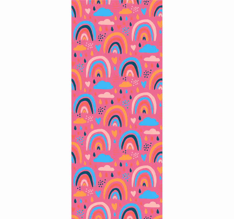 Store enrouleur pour chambre enfant motifs arc-en-ciel - TenStickers