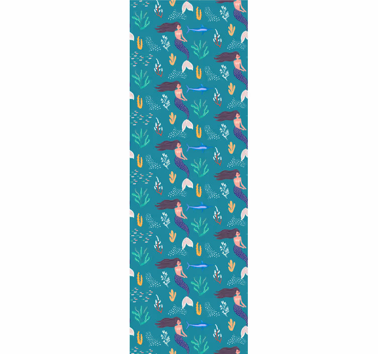 Store enrouleur pour chambre enfant sirène sous-marine - TenStickers