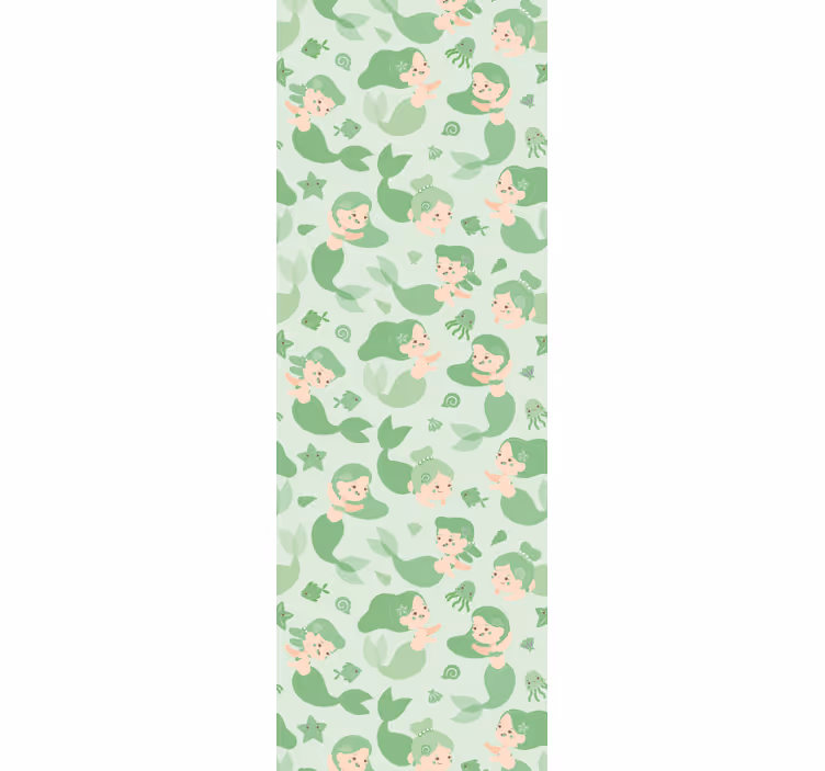 Store enrouleur pour chambre enfant sirènes ludiques - TenStickers