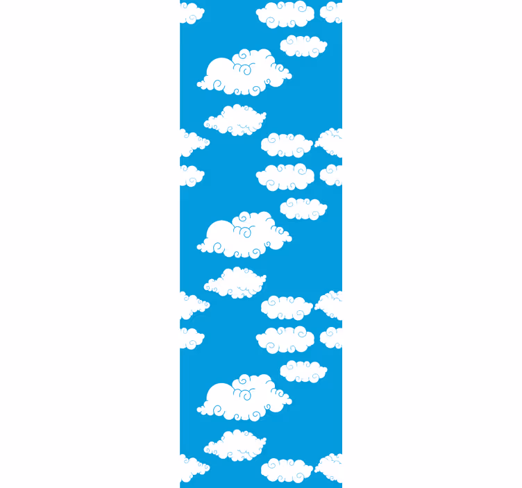 Store enrouleur pour chambre enfant nuages dans le ciel - TenStickers