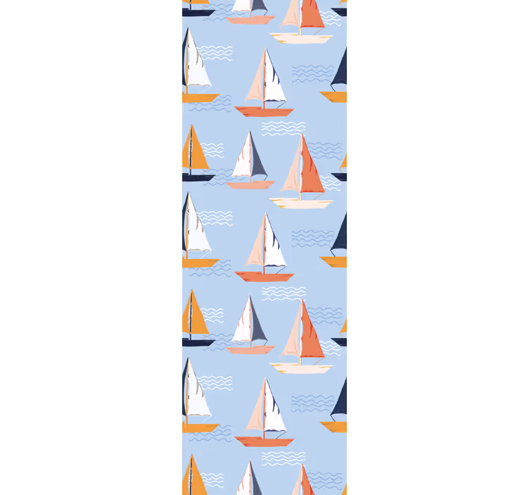 Store enrouleur pour chambre enfant motif bateau heureux - TenStickers