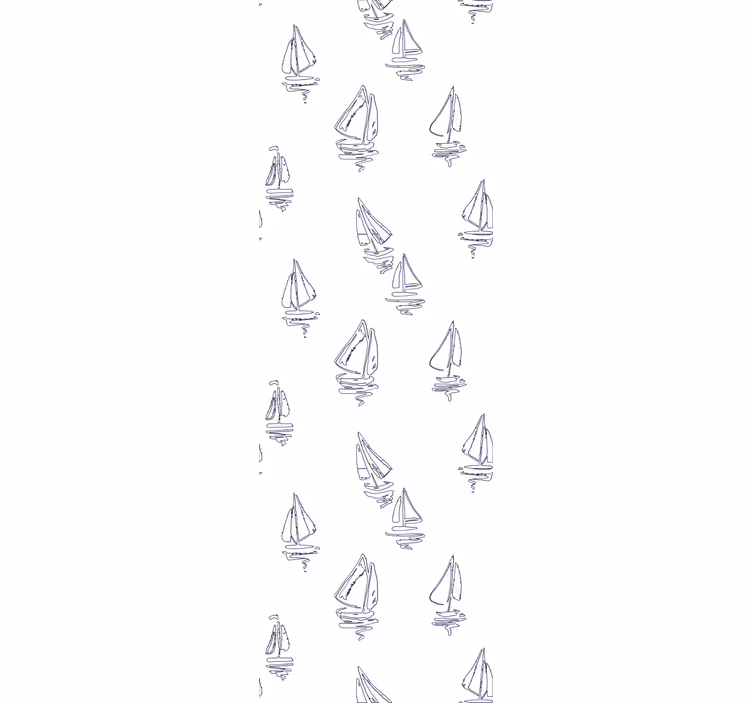 Store enrouleur pour chambre enfant motif bateau dessin - TenStickers