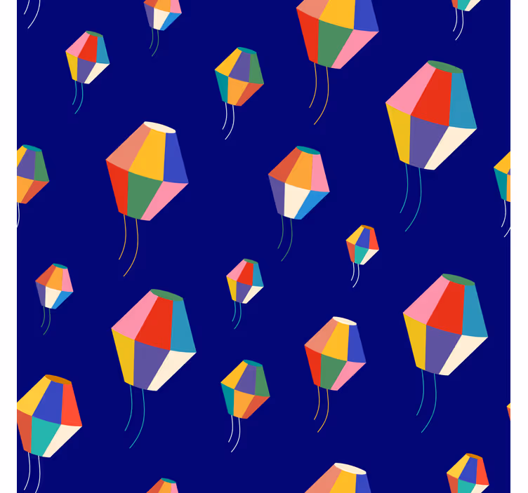 Store enrouleur pour chambre enfant ballons gonflables - TenStickers