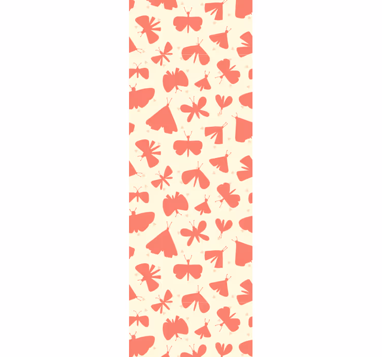 Store enrouleur pour chambre enfant motif papillon rose - TenStickers