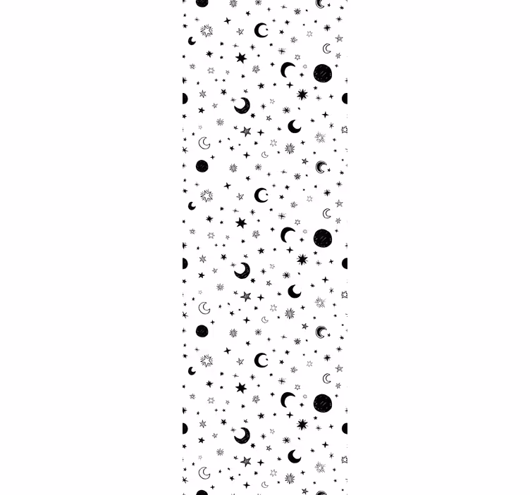 Store enrouleur pour chambre enfant espace avec étoiles - TenStickers