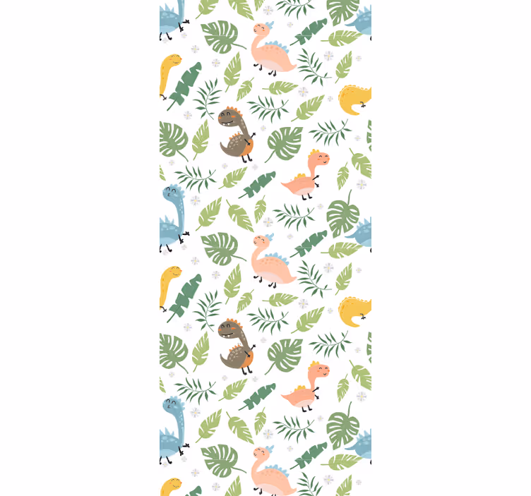 Store enrouleur pour chambre enfant couleurs pastel forêt - TenStickers