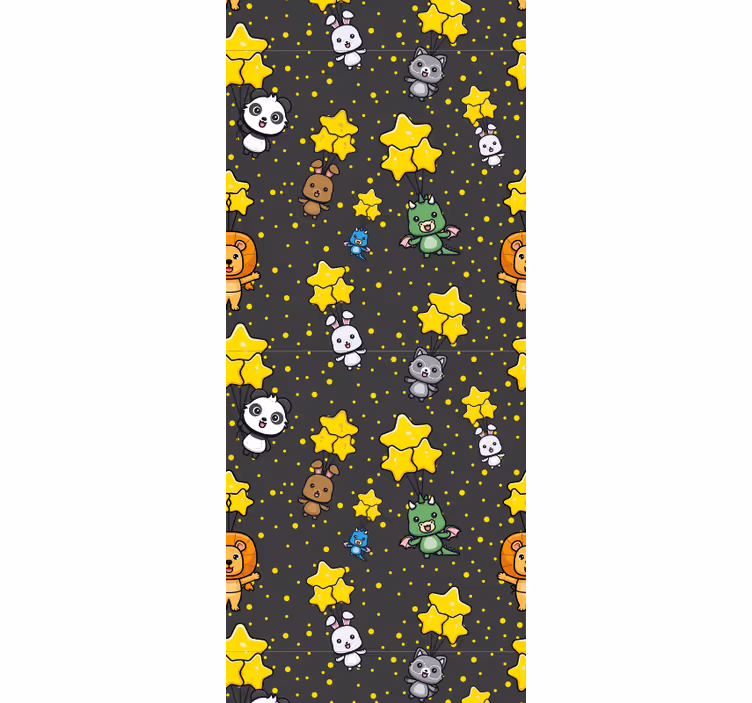 Store enrouleur pour chambre enfant animaux mignons volants - TenStickers