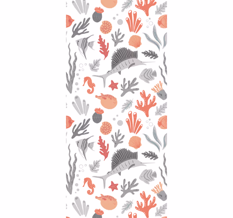 Store enrouleur pour chambre enfant illustration marine - TenStickers