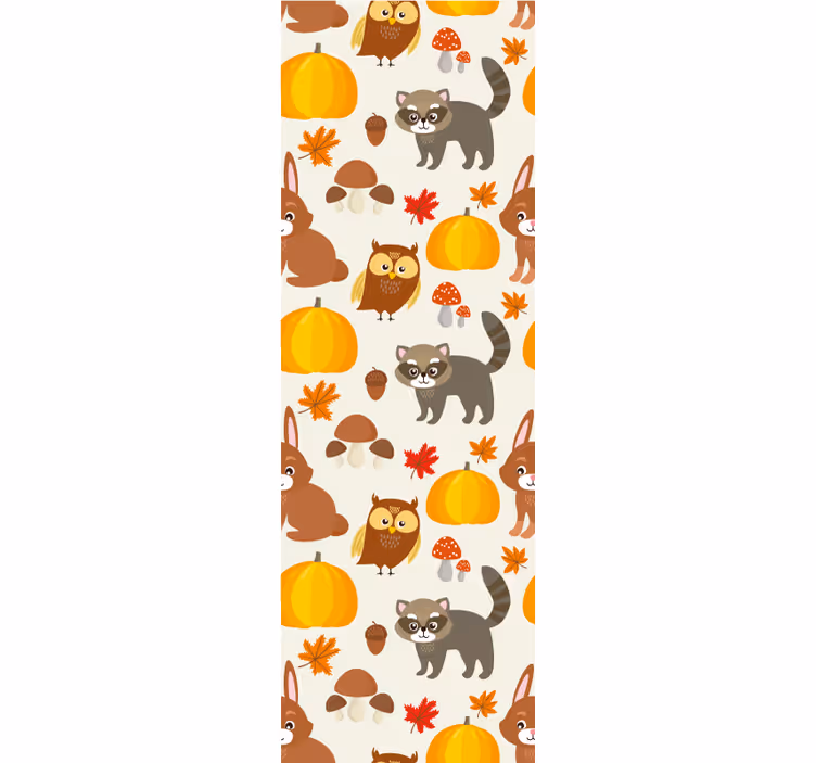 Store enrouleur pour chambre enfant animaux de la forêt - TenStickers