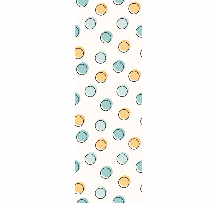 Store enrouleur pour chambre enfant à pois colorés - TenStickers