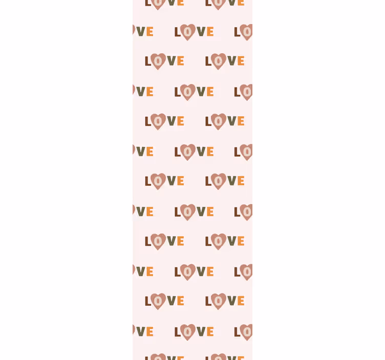 Store enrouleur pour chambre enfant style pastel amoureux - TenStickers