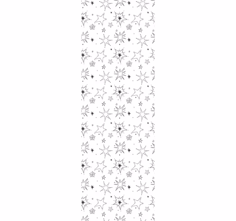 Store enrouleur pour chambre enfant motif étoiles silhouette - TenStickers