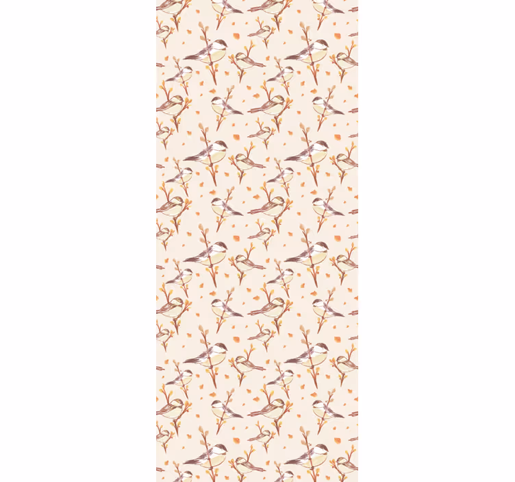 Store enrouleur pour chambre enfant oiseaux aquarelle - TenStickers