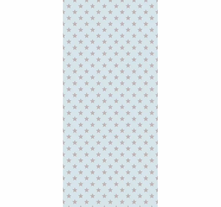 Store enrouleur pour chambre enfant fond bleu étoiles grises - TenStickers