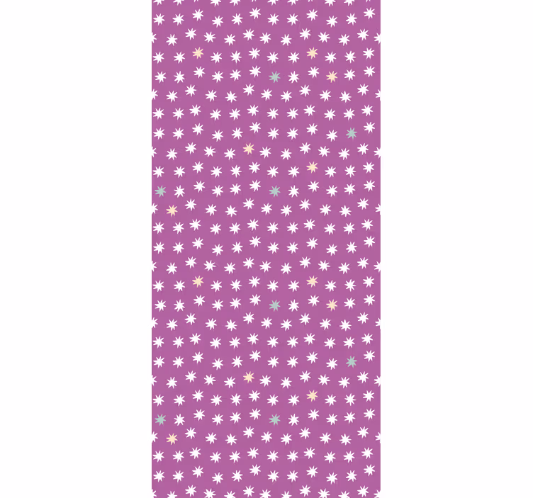 Store enrouleur pour chambre enfant étoiles blanches - TenStickers