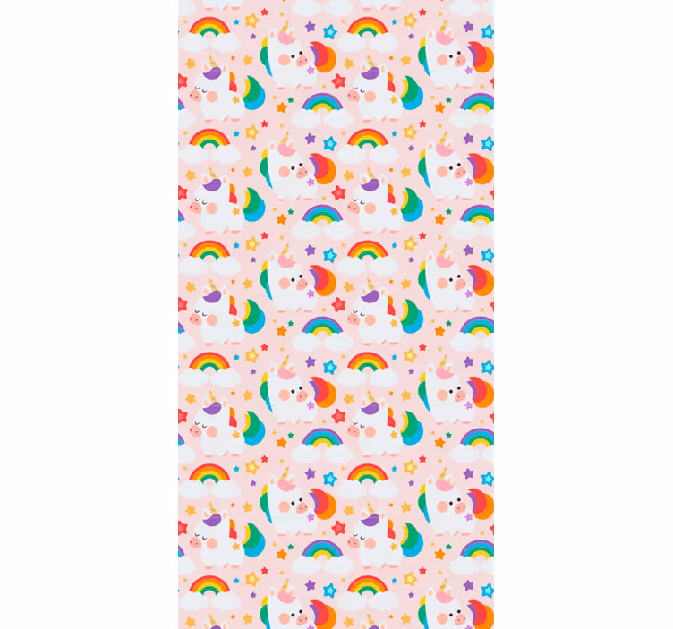Store enrouleur pour chambre enfant chevaux colorés - TenStickers
