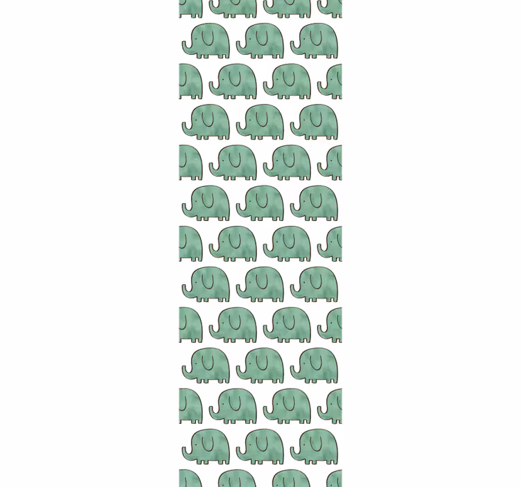 Store enrouleur pour chambre enfant motifs éléphants mignons - TenStickers