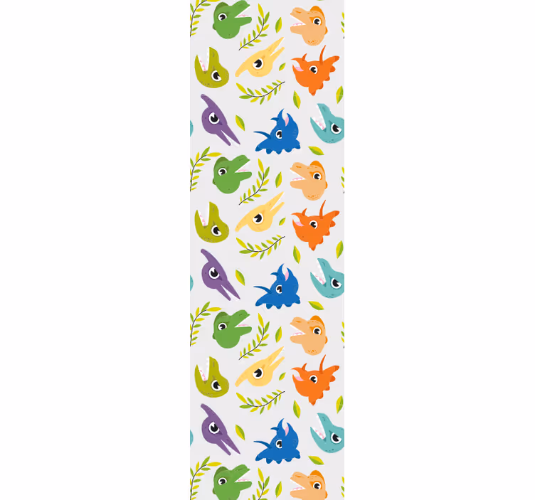 Store enrouleur pour chambre enfant dinosaures rétro - TenStickers
