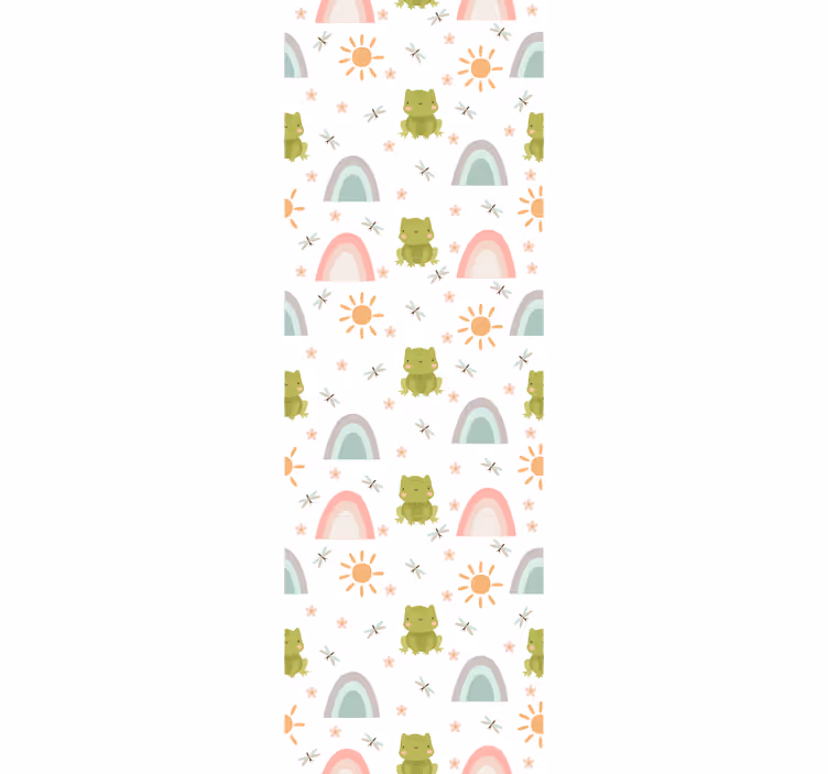Store enrouleur pour chambre enfant grenouille tropicale - TenStickers
