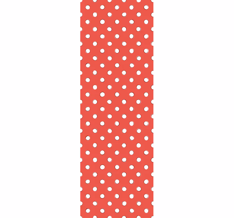 Store enrouleur pour chambre enfant à pois rétro blancs - TenStickers