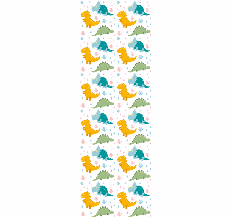 Store enrouleur pour chambre enfant motif dinosaures - TenStickers