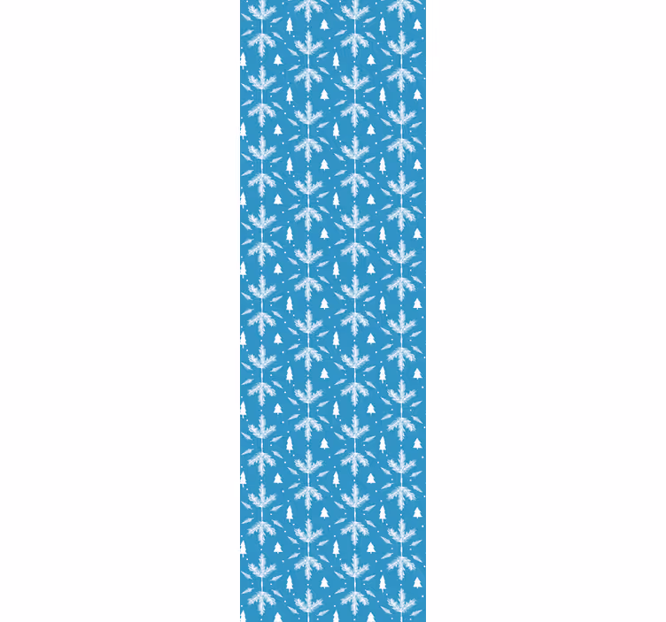 Store enrouleur pour chambre enfant style folk nordique bleu - TenStickers