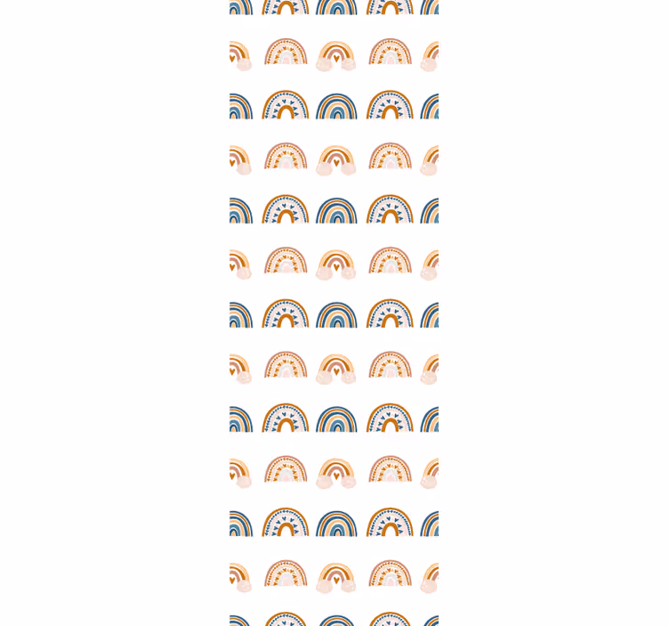 Store enrouleur pour chambre enfant arc-en-ciel d'automne - TenStickers
