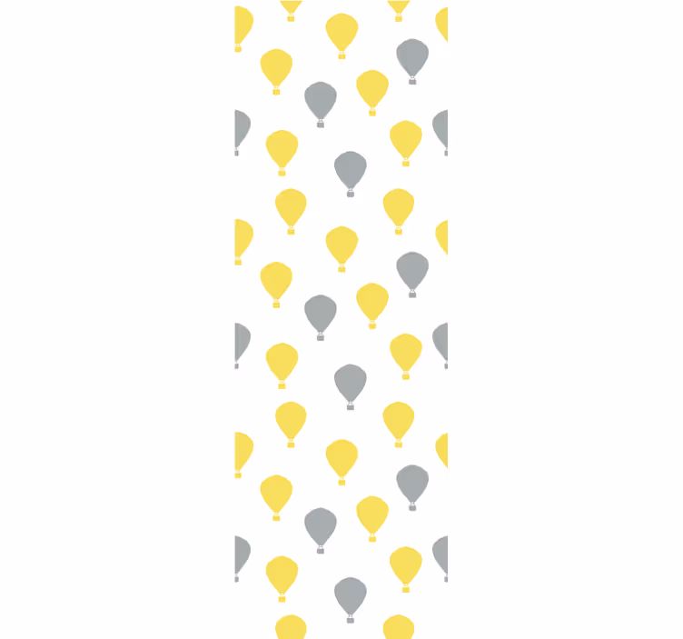 Store enrouleur pour chambre enfant ballon d'air pantone - TenStickers