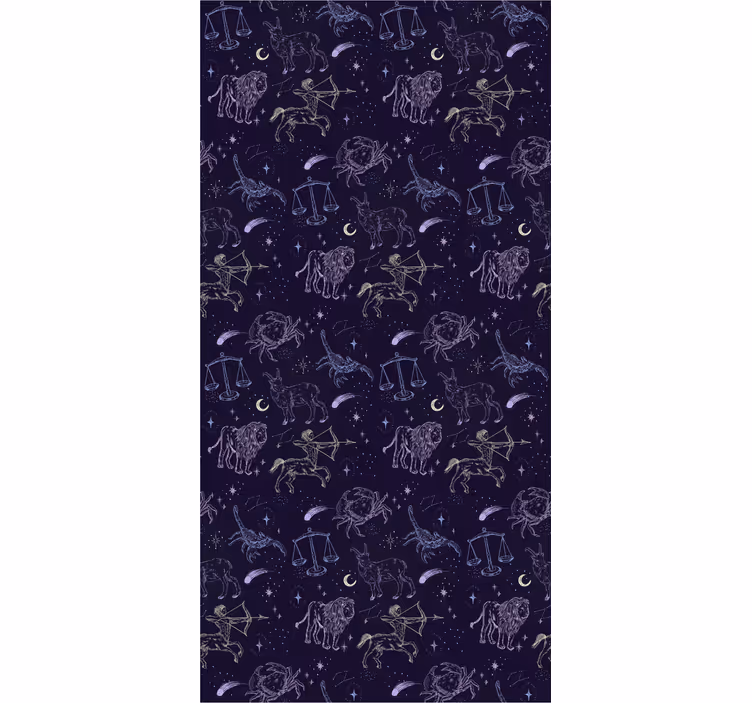 Store enrouleur pour chambre enfant motif constellation - TenStickers
