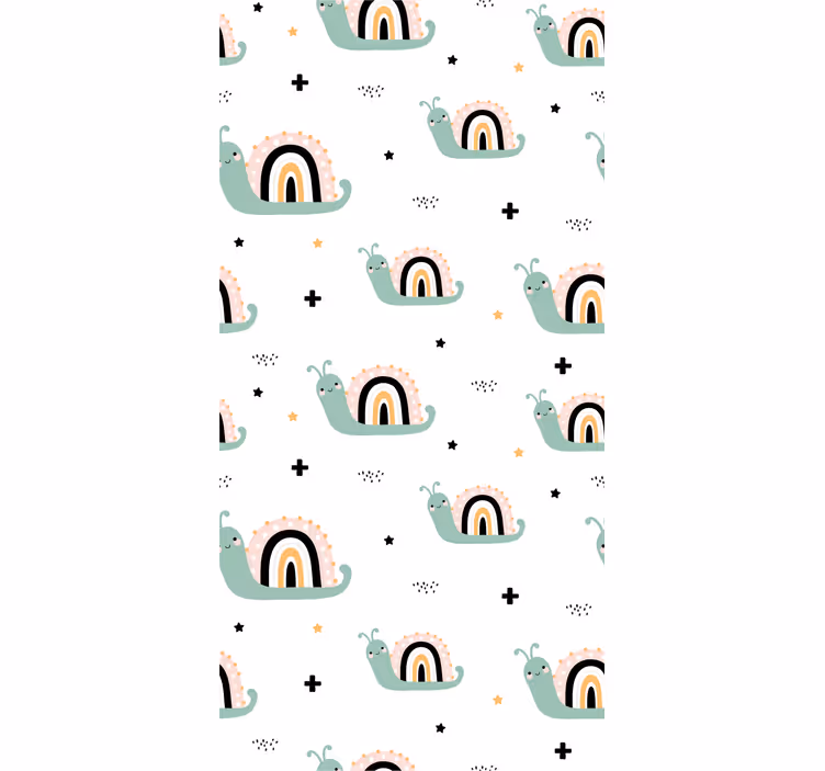 Store enrouleur pour chambre enfant coquillages arc-en-ciel - TenStickers