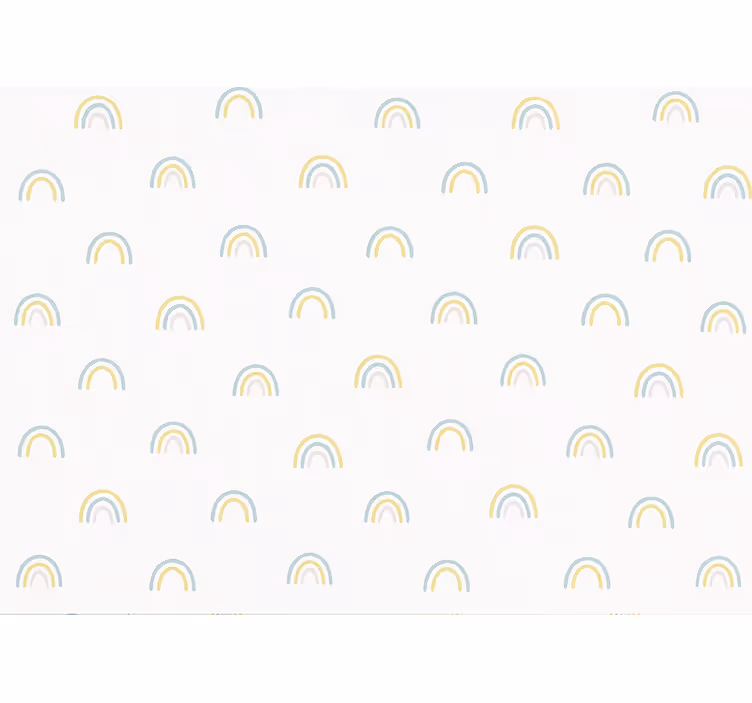 Store enrouleur pour chambre enfant arc-en-ciel pastel - TenStickers