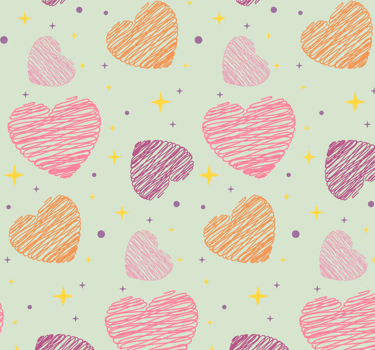 Store enrouleur pour chambre enfant cœurs roses - TenStickers