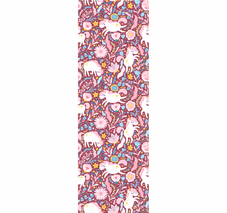 Store enrouleur pour chambre enfant motif licorne - TenStickers