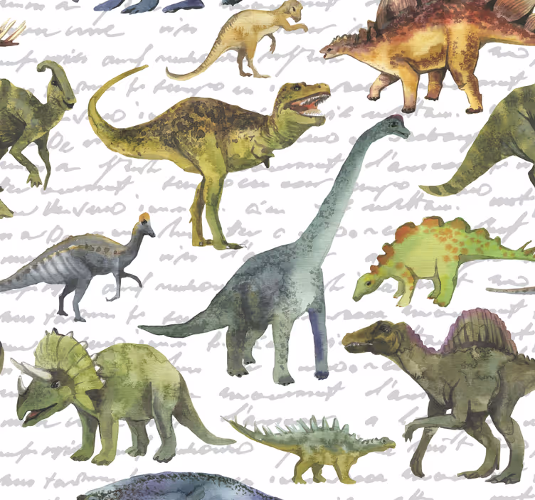 Store enrouleur pour chambre enfant dinosaures réalistes - TenStickers